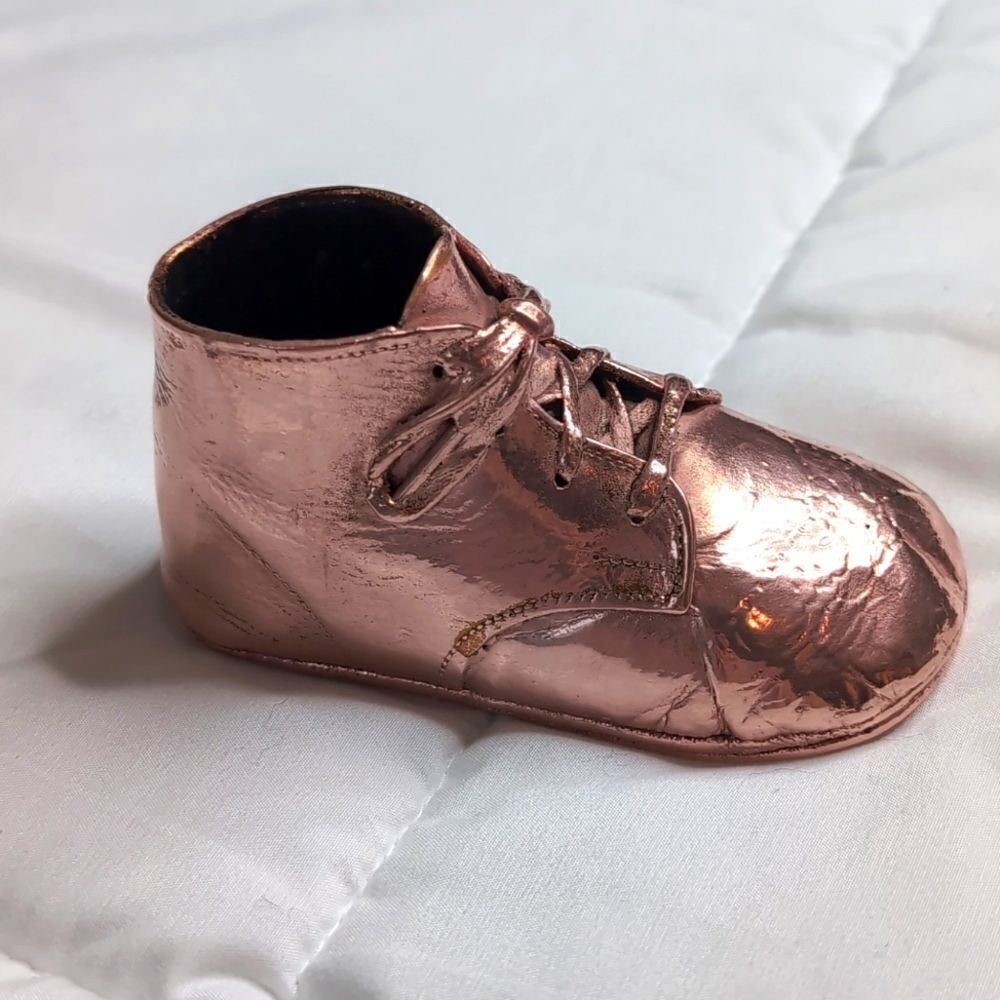 Vintage Baby Shoe Copper or Brass